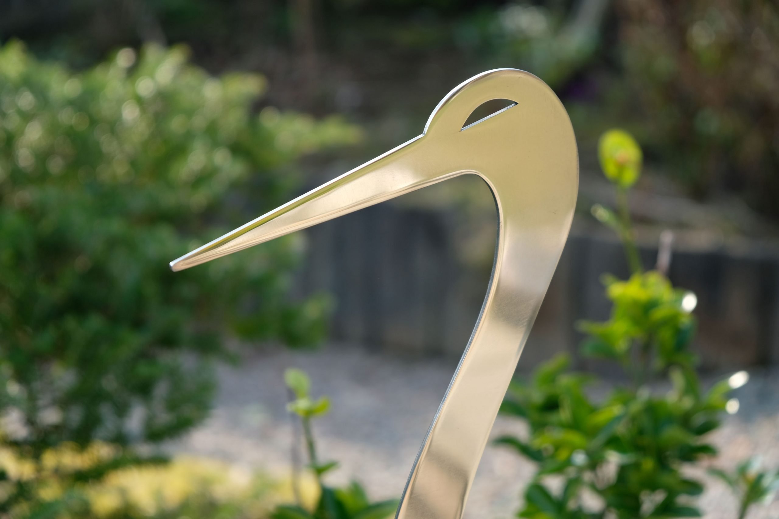 Metal Heron Ornament