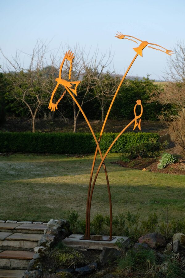 Red Kite Metal Sculpture