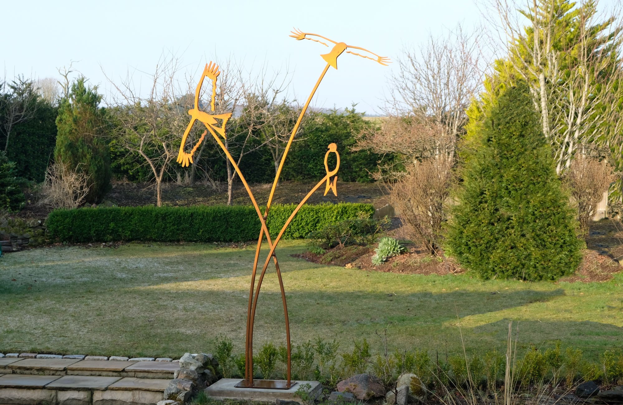 Red Kite Metal Sculpture