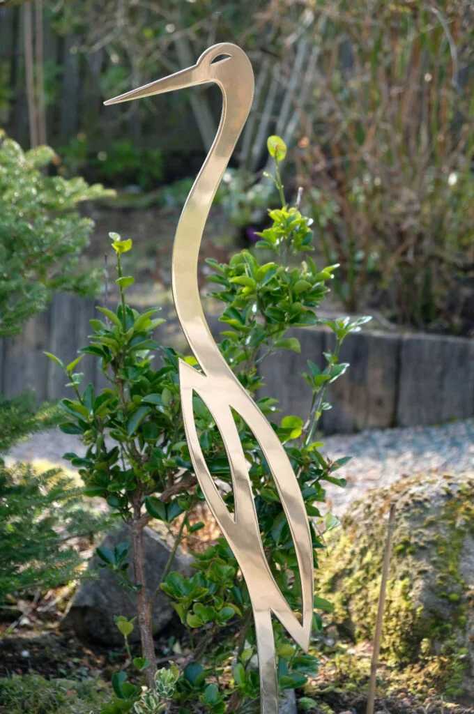 heron sculpture