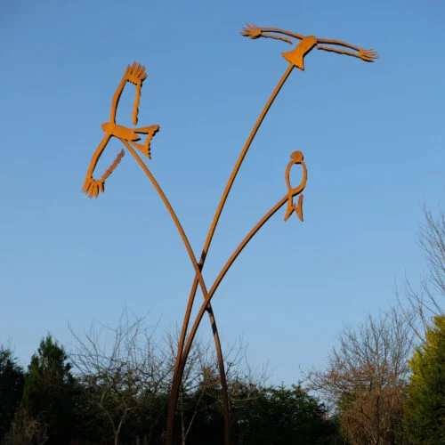 Red Kite Metal Sculpture