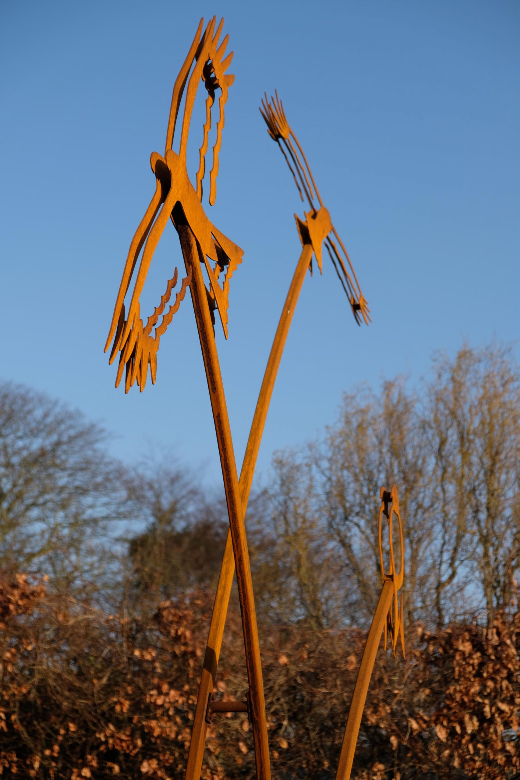Red Kite Metal Sculpture