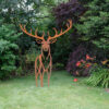 stag garden ornament